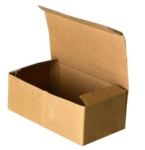 Brown 12X8X6 Inches Plain Rectangular Corrugated Board Boxes For Packaging Use