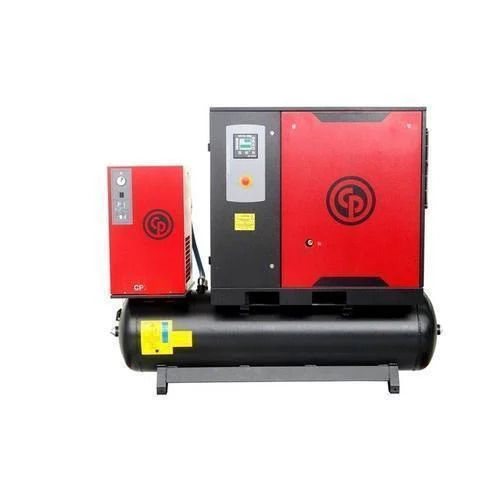 Red And Black 1420X550X1280 Mm 240 Volt 1650 Watt 10 Hp Cast Iron Lubricated Air Compressor 