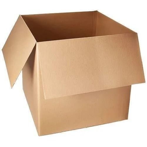 18x18x14 Inch Matte Lamination Plain Corrugated Board Square Shipping Boxes For Packaging 