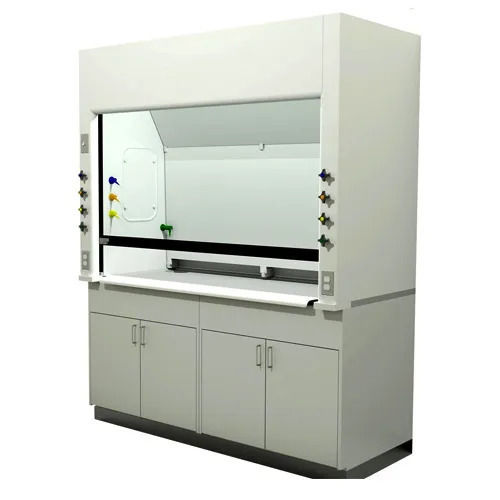 Silver 2.7X1.8X7 Feet Stainless Steel 120 Volts Electrical Fume Hood For Chemical Laboratory 