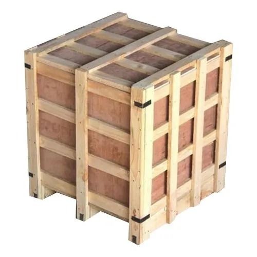 28x28x28 Inch Plain Square Rubber Wood Box For Packaging