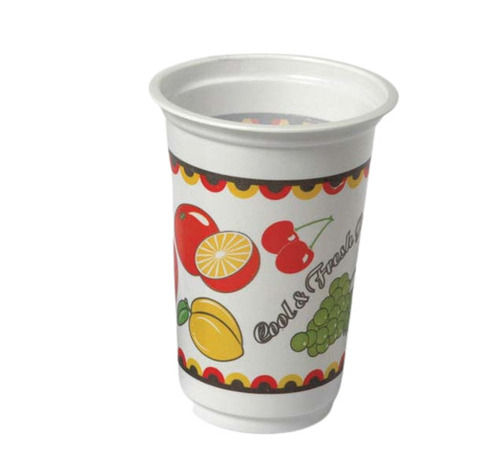 400 Ml Printed Plastic Disposable Glasses For Event And Party Use