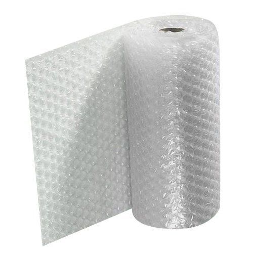 White 8.3 Mm Thick 100 Meter Long 40 Gsm Plain Bubble Wrap For Packaging Use