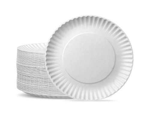 9 Inches Round Disposable Paper Plate For Event And Party Use