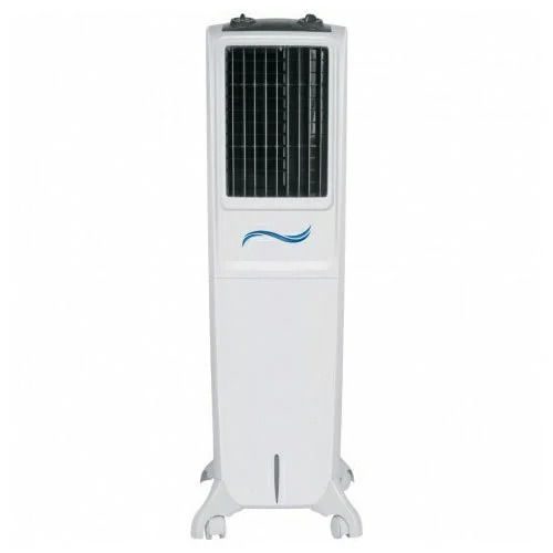 White Floor Standing 1450 M3/Hr Air Flow 145 Watt 230 Volt Tower Cooler With 22 Liter Water Tank