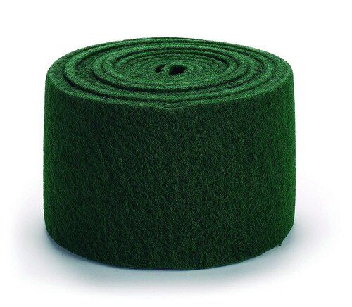 Green Polyester Scrubber Pad Rolls For Cleaning Utensil