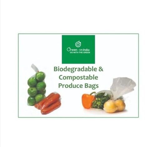 Customizable Light Weight Biodegdrable High Strength Eco Friendly Compostable Grocery Bag