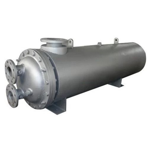 Silver Medium Temperature Horizontal Mild Steel Body Air Cooled Heat Exchanger For Industrial Use