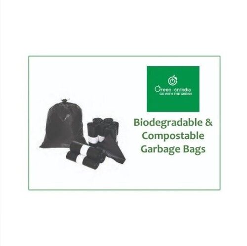 Black Offset Printing High Strength Eco-Friendly Compostable Garbage Bag