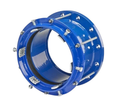 Blue Paint Coated Mild Steel Body Round Ring Joint Flange Adaptor For Industrial