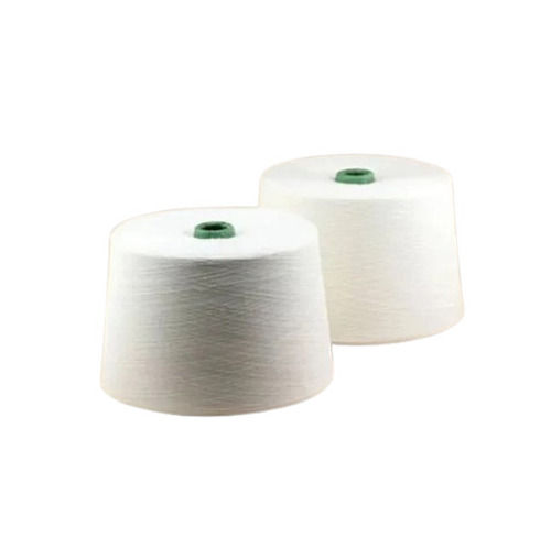 Durable Plain Light Weight Smooth Polyester Ring Spun Yarn For Weaving