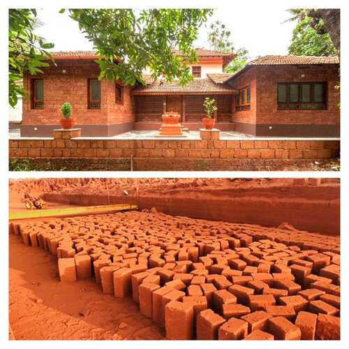 Rectangular Laterite Building Bricks For Construction