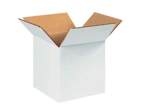 White Rectangular Plain Paperboard Paper Folding Box Board For Packaging Use