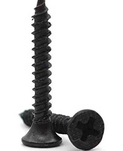 Black Round Head Shape Dry Wall Screws For Fittings Use