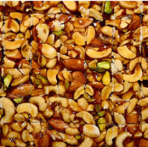  100% Healthy Natural Dry Fruits Chikki Without Sugar  Carbohydrate: 9.6 Grams (G)