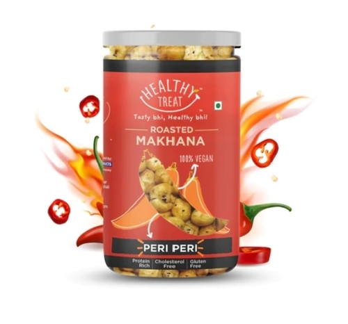 100% वेगन कोलेस्ट्रॉल और ग्लूटेन फ़्री रोस्टेड मखाना