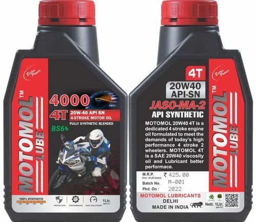 20w-40 Api Sn 4 Stroke Motor Oil