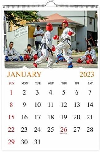 20x30 Inch Rectangular Paper Printed Calendars