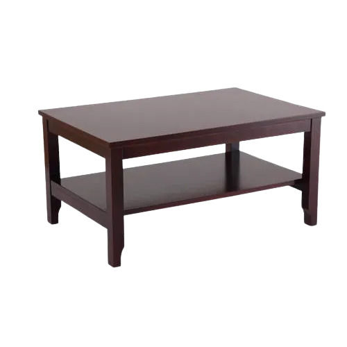 3x1.3x1.8 Foot Rectangular Polished Finished Plain Solid Wooden Table