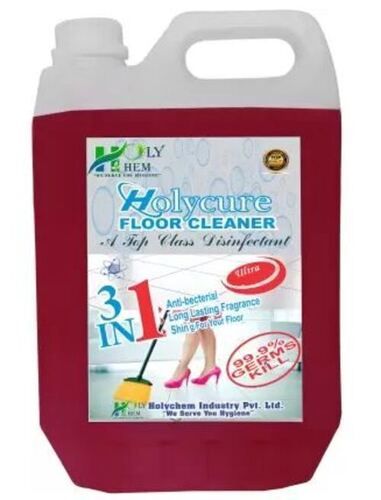 Kills 99.9% Germs 5 Liter Pack And Floral Fragrance Liquid Floor Cleaner