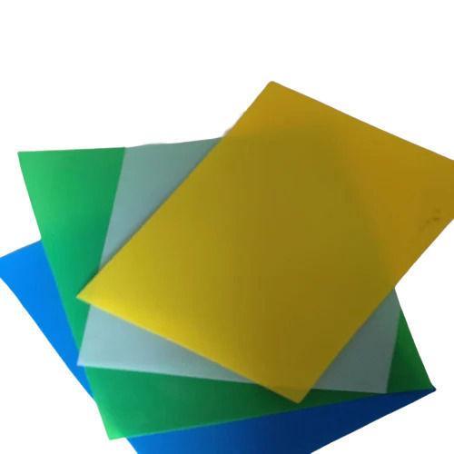 Multicolor 5 Mm Thick Rectangular Poly Vinyl Chloride Colored Plastic Sheet