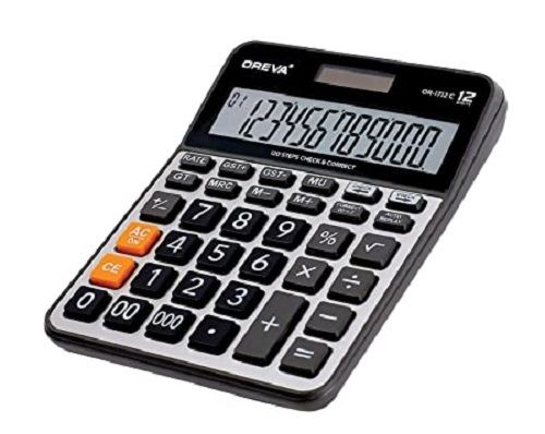 Black Basic Calculator 12 Digit