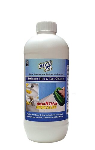 कठोर दाग हटाने के लिए बाथरूम टाइल्स और टैप क्लीनर