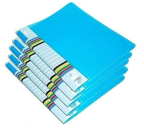 Plastic Blue Page File Folders