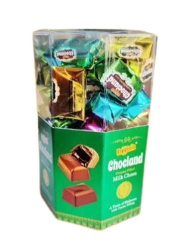 Eggless Sweet Caramel Filled Chocolate Candie, Box Of 50 Pieces