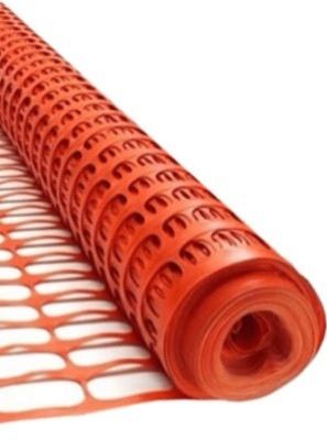 Highly Durable And Flexible Orange Safety Fence Size: Width:~1Mtr