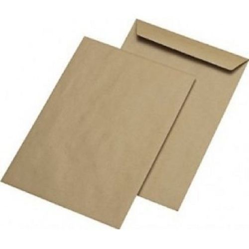 Light Weight Strong Plain Rectangular Kraft Paper Disposable Document Envelopes Yes