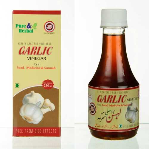 Pure Herbal Garlic Vinegar For Food And Medicine Use