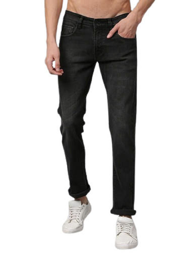 Buy Club-108 Silky Plain Black Denim jeans Stet Fit Open Mohri (Size-28)  Online at Best Prices in India - JioMart.