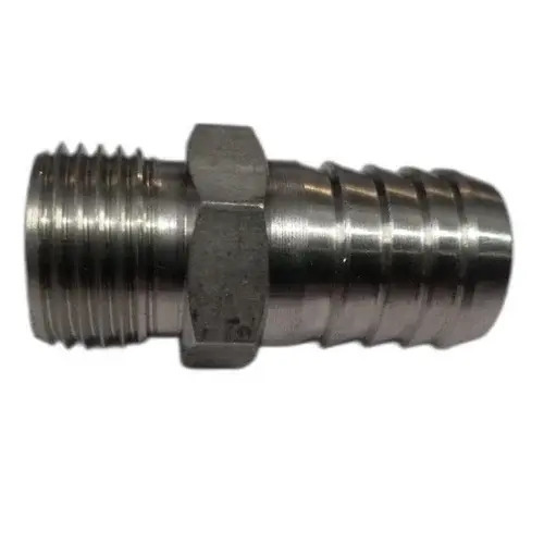 1.5 Inch Round Polished Stainless Steel Nipple - Corrosion-Resistant 80 Grams Easy to Install | Durable Polished Finish for Long-Lasting Use