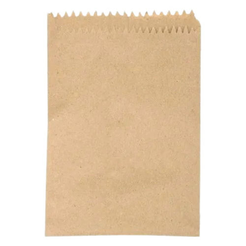 Brown 1 Kilogram Load 15 Inches Biodegradable Flat Kraft Paper Bag For Shopping Use