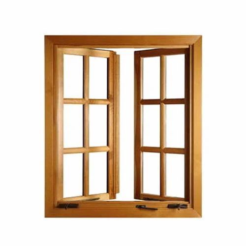 10.3 Mm Thick Termite Proof Rectangular Polished Finish Teak Wood Window Application: Residential