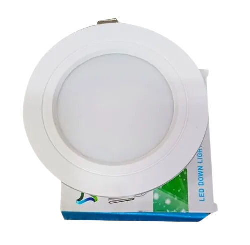 10 Watt 220 Voltage 5000 Kelvin Polycarbonate Body Round Led Downlight Application: Lighting