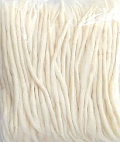 4 Inch Long Round Cotton Wicks For Puja