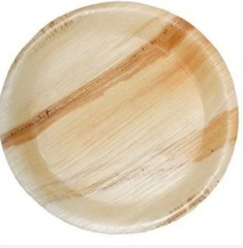 00 6 Inch Round Eco-Friendly And Disposable Areca Leaf Plate