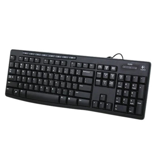 Black Abs Plastic Body Usb Connection Port Qwerty Layout Multimedia Keyboard For Computer