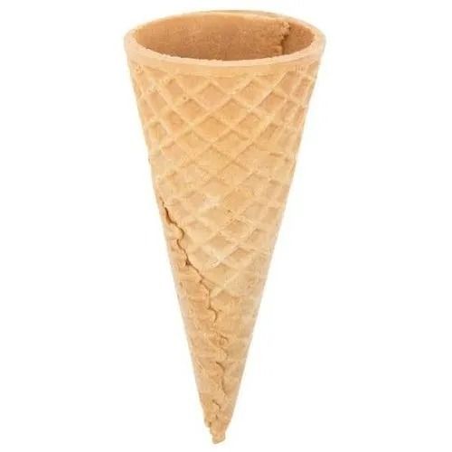 Crispy And Tasty Conical Shaped Eggless Gluten Free Ice Cream Cone