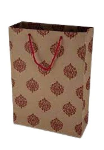 Environment Friendly 100 Percent Recyclable Plain Disposable Designer Paper Bag