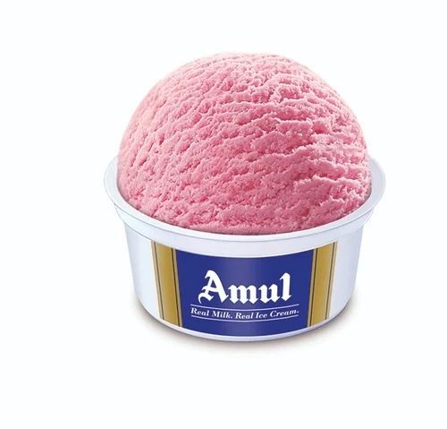 Eggless Sweet And Delicious Strawberry Ice Cream With 3 Months Shelf Life