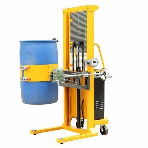 Semi Electric Drum Lifter Stacker For Material Handling Application: Chopping Board (Cut N Wash)