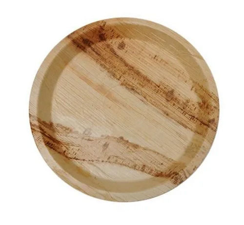 00 Size 8 Inch Round Disposable And Natural Areca Nut Plate