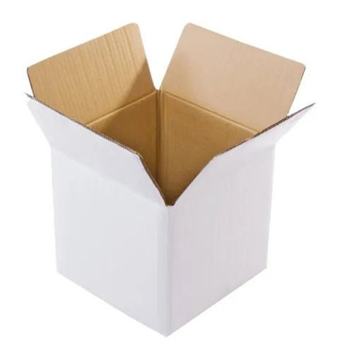 Square Plain Corrugated Packaging Box For Industrial Use