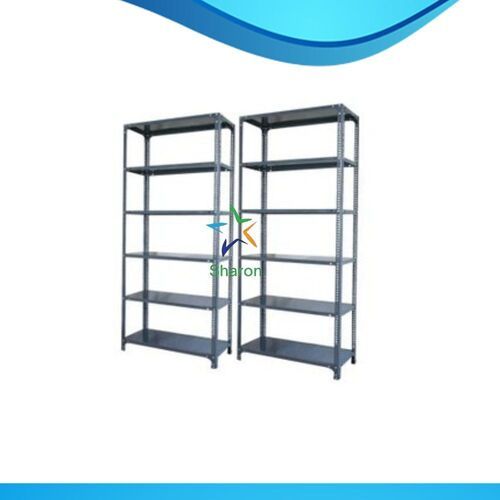 Steel Slotted Angle Rack Capacity: 50-100 Kg/Hr