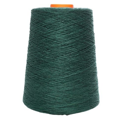 Durable 100 % Cotton Twisted 100 Gram Green Linen Yarn