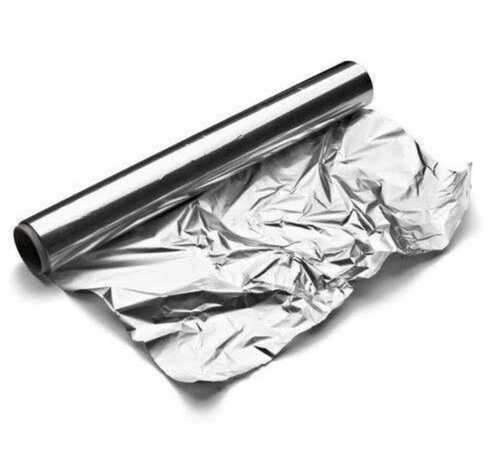 11-18 Microns Plain Silver Aluminium Kitchen Foil