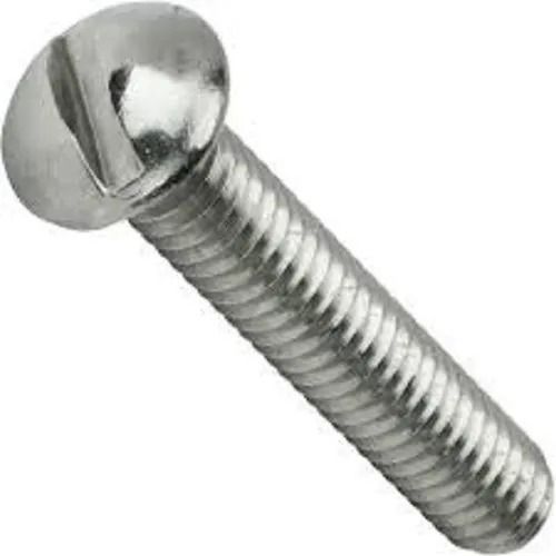 2.5 Inches Polished Stainless Steel Round Head Screw